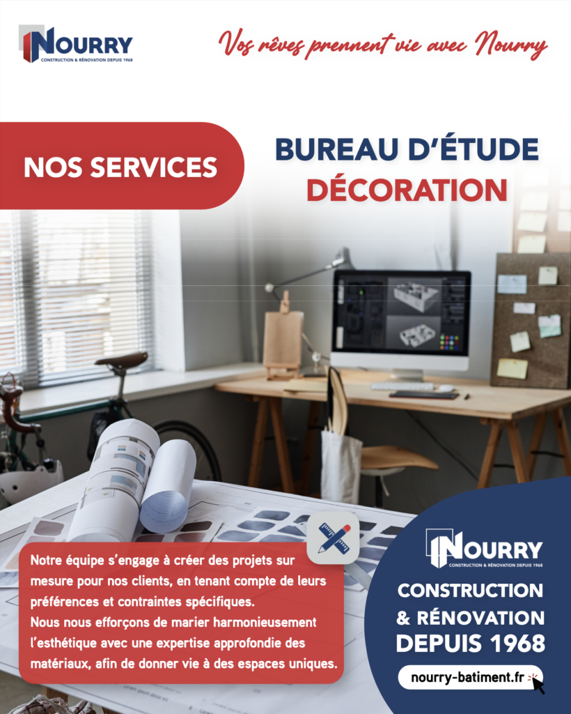bureau etude nourry ; Nourry isbergues ; décoration ; étude ; maquette ; vidéo ; 3D ; sketchup ; architecte