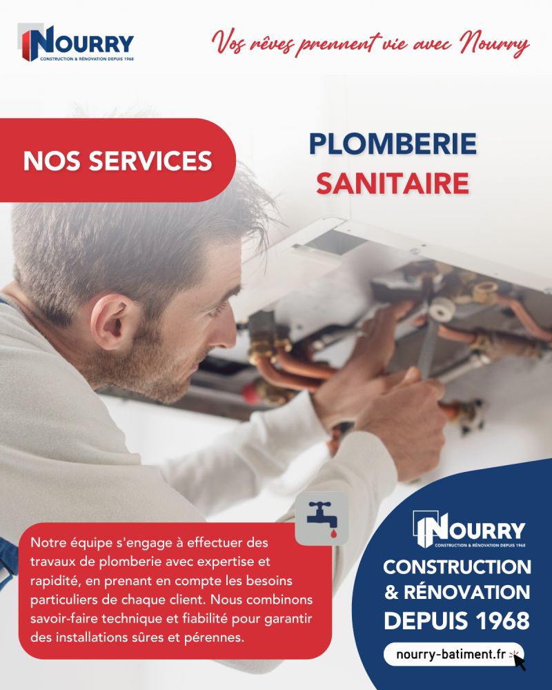 Plomberie Sanitaire Salle de bain Cuisine Robinet Nourry Aire sur la lys Isbergues